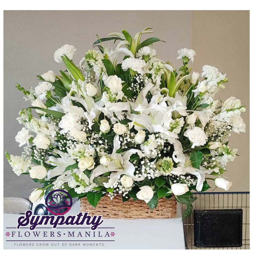 Serene Sympathy Basket BA318